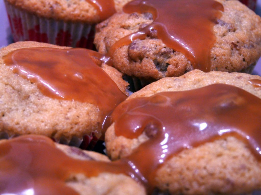 Cupcakes noix de pécan et caramel&nbsp;salé