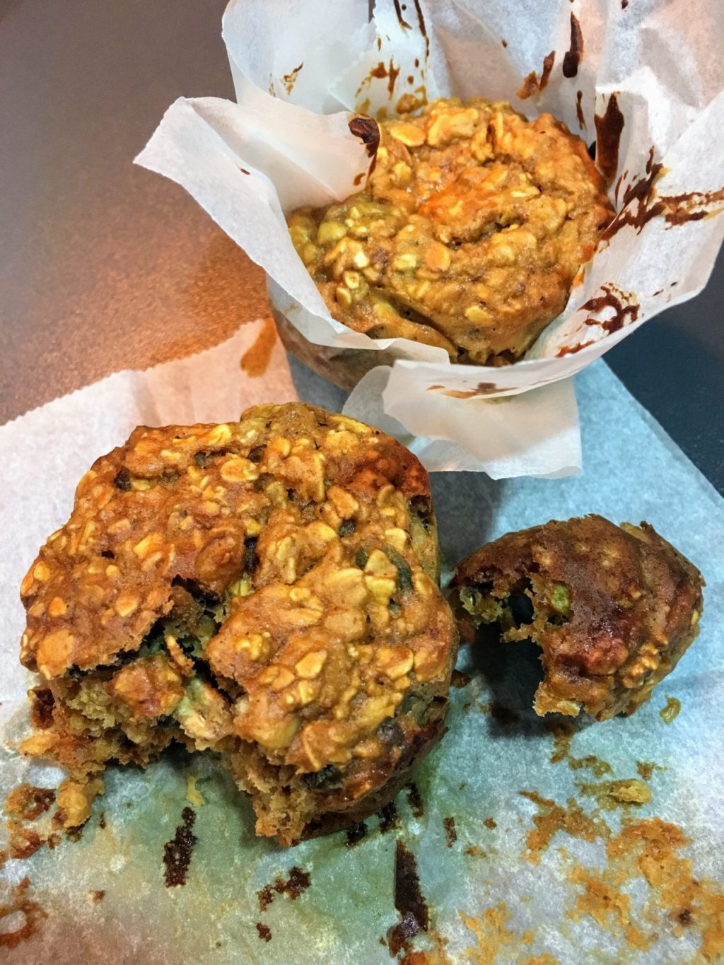 Muffins protéinés au&nbsp;granola