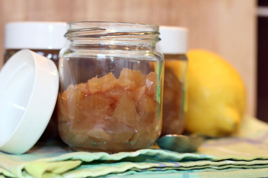Compote Pommes/Poires Miel et pointe de citron