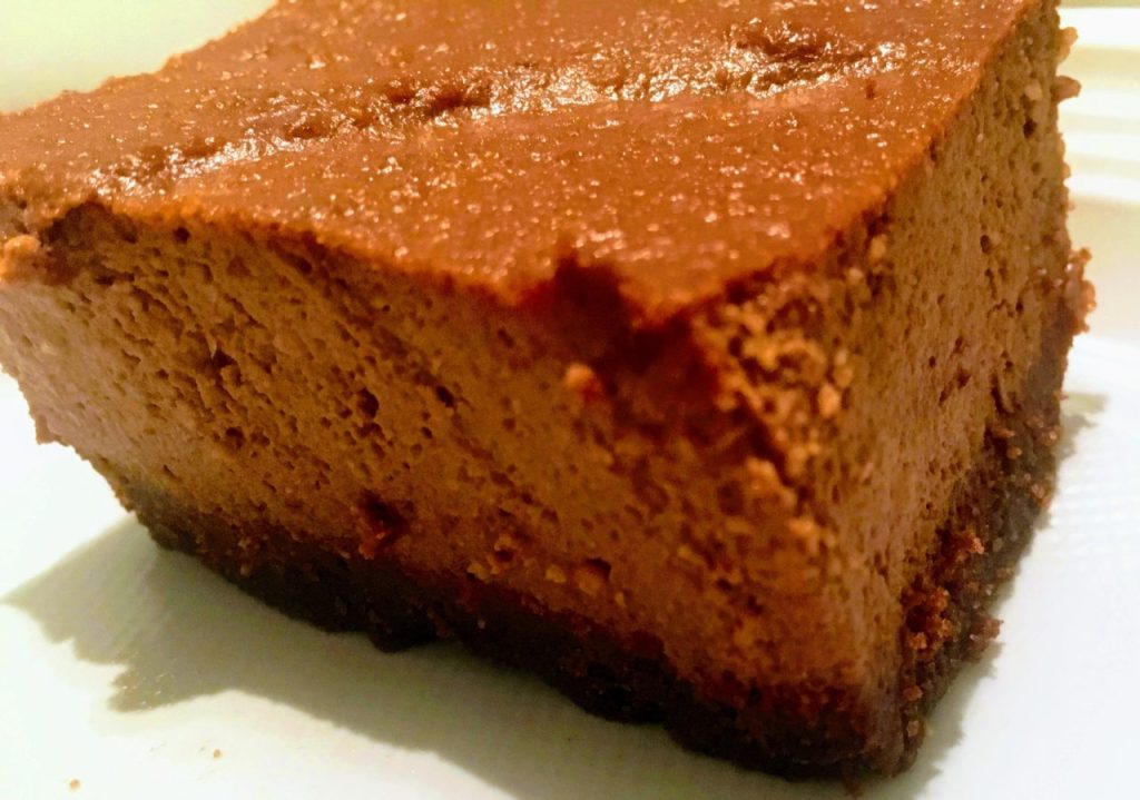 Cheesecake Choco-Praliné sans lactose ni&nbsp;gluten