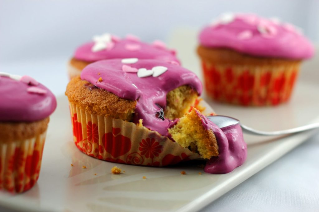 Cupcakes Coco Mûres