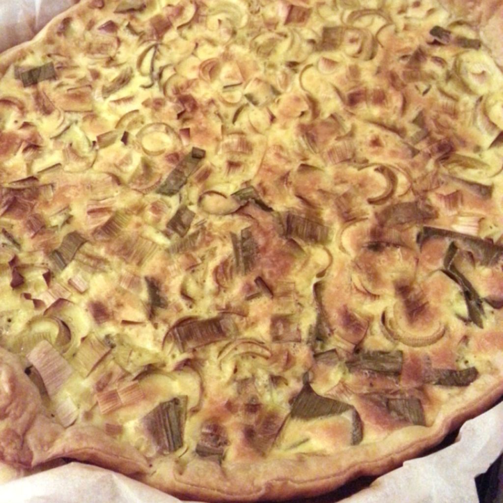 Quiche aux poireaux
