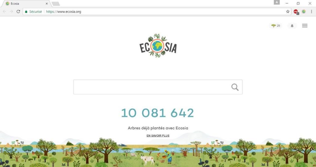Ecosia, le moteur de recherche écolo qui plante des arbres&nbsp;!