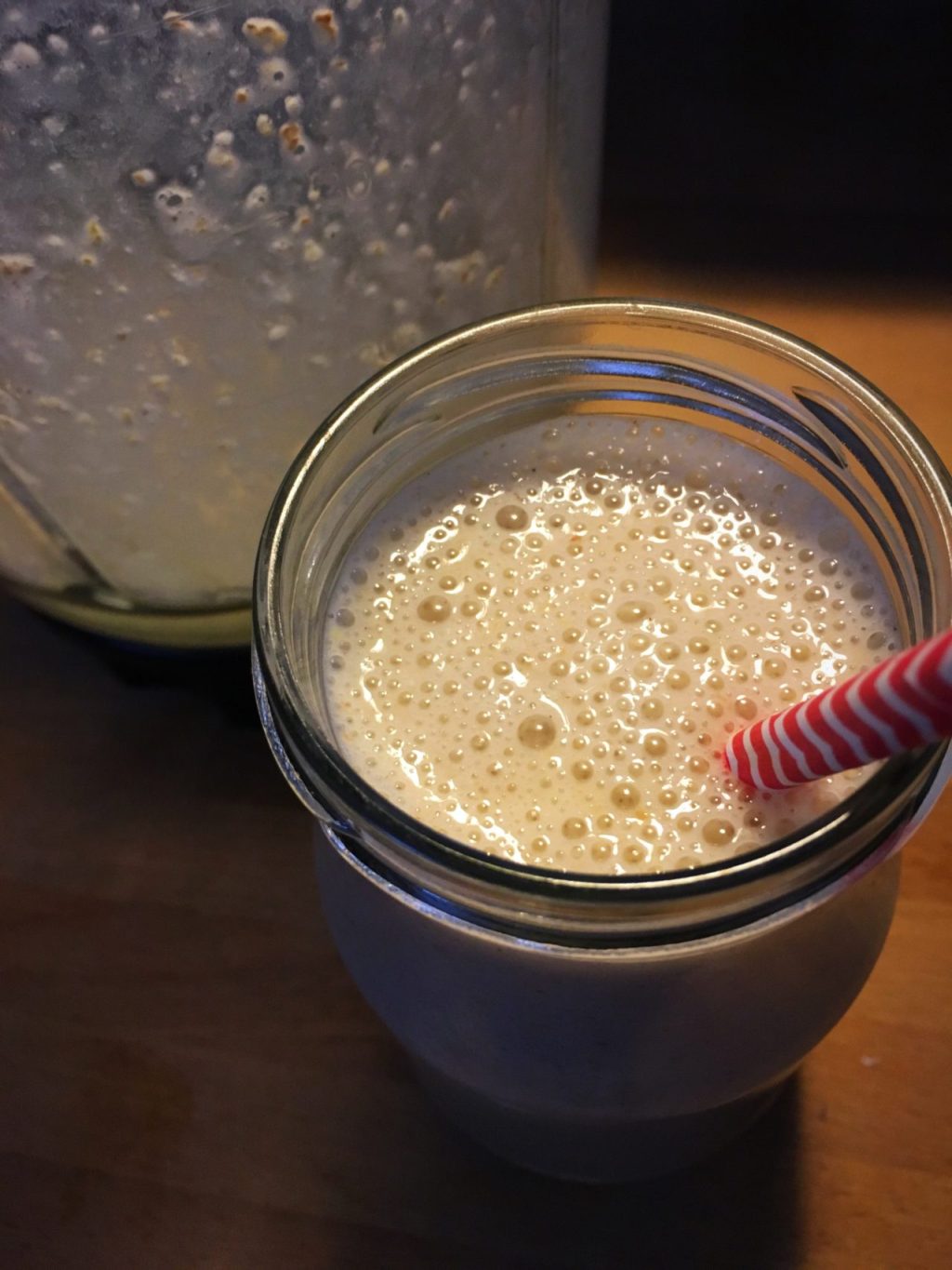 Smoothie protéiné – Amande, avoine,&nbsp;banane