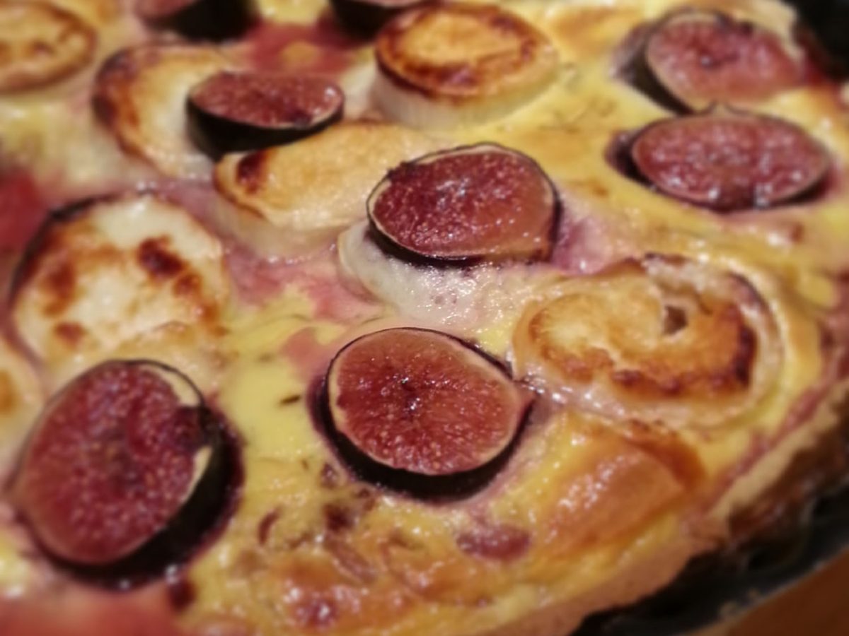 Quiche Chèvre Figues