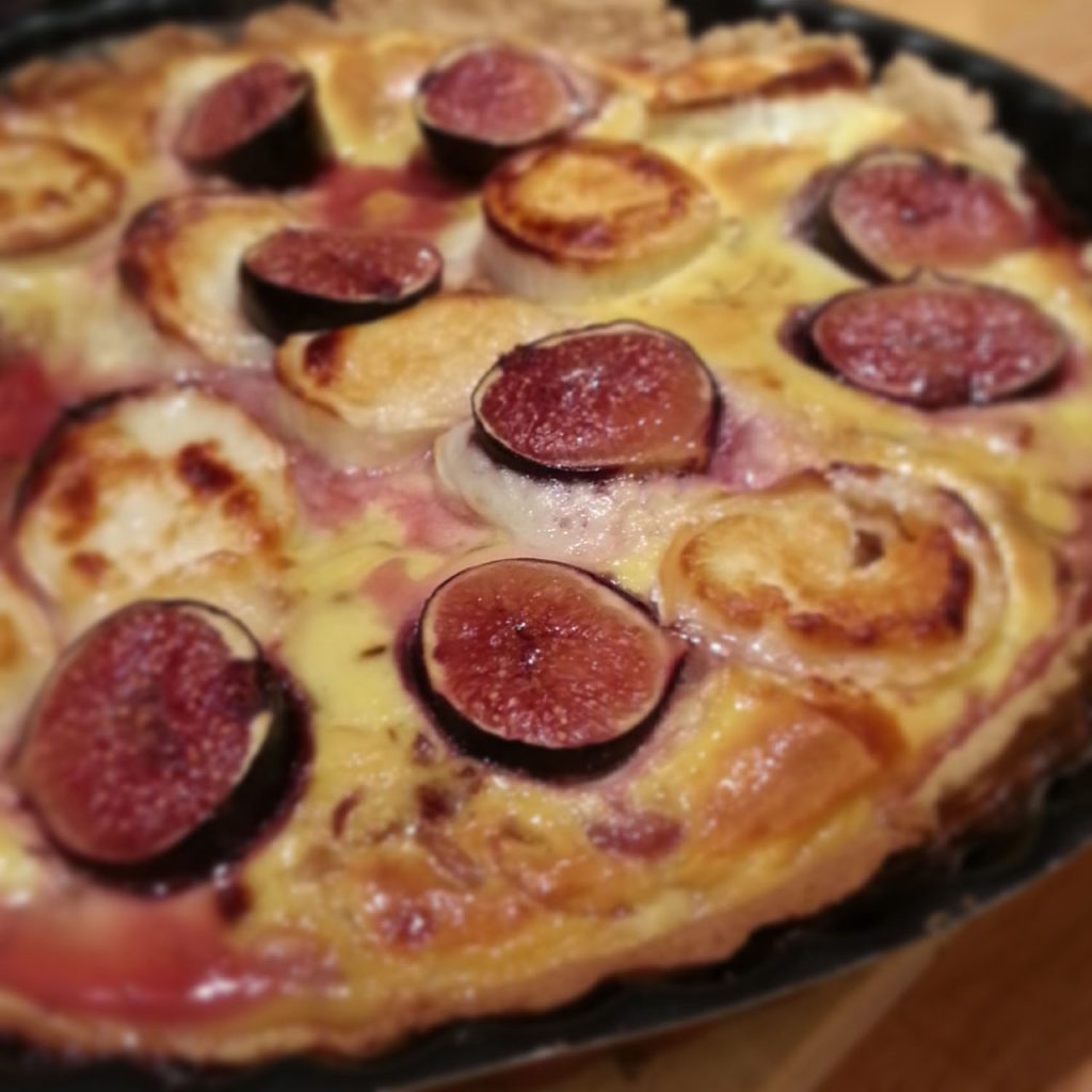 Quiche Chèvre Figues