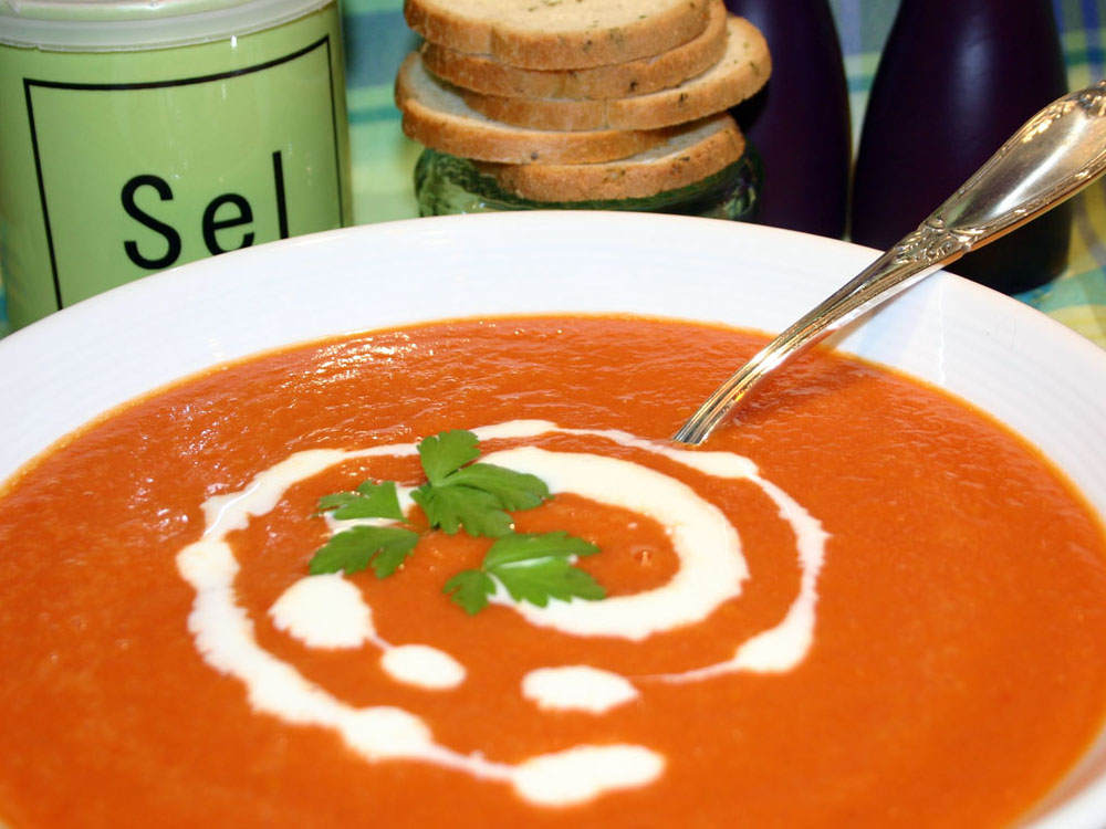 Soupe à la tomate&nbsp;légère