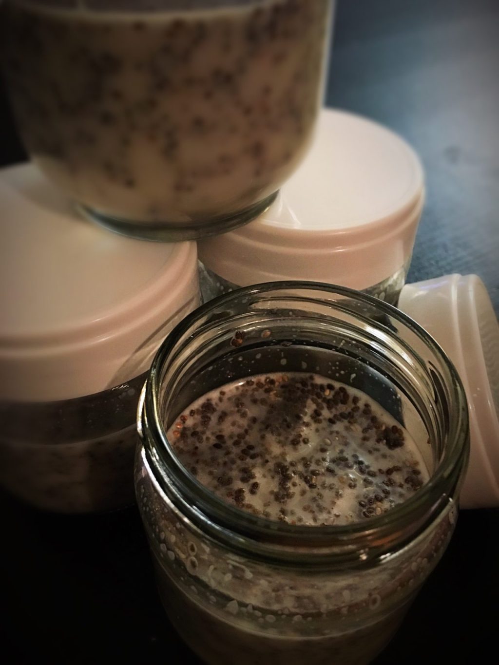 Chia pudding au lait d’amandes