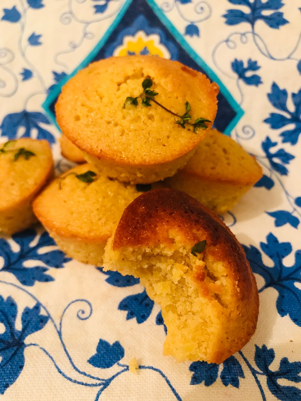 Financiers Thym/Citron