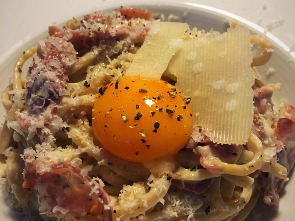 Carbonara au lard de&nbsp;colonnata