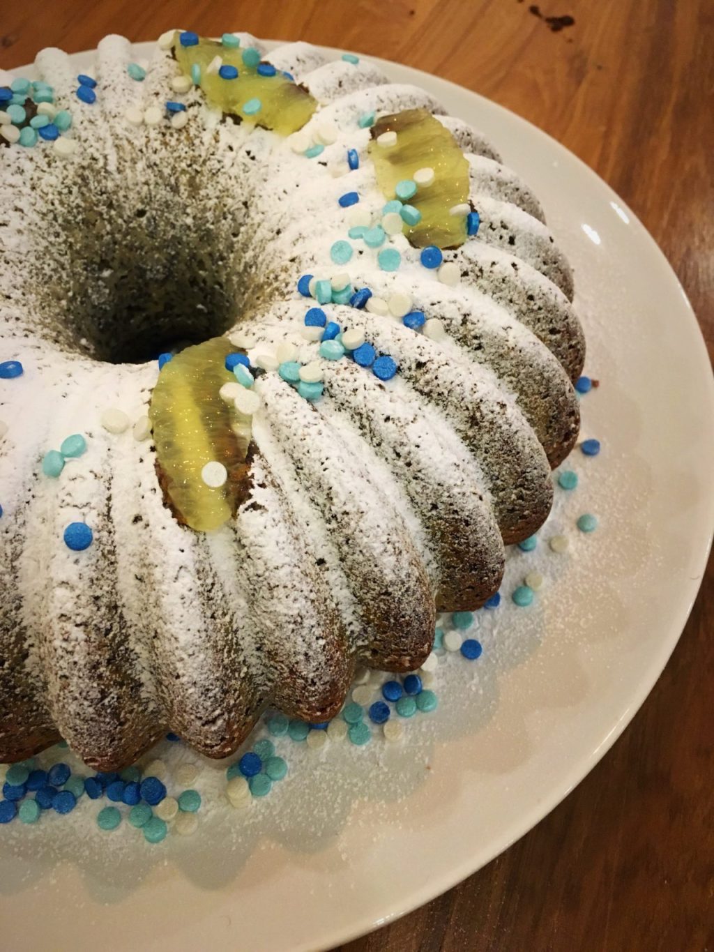 Gâteau quatre quart pavot, citron,&nbsp;vanille