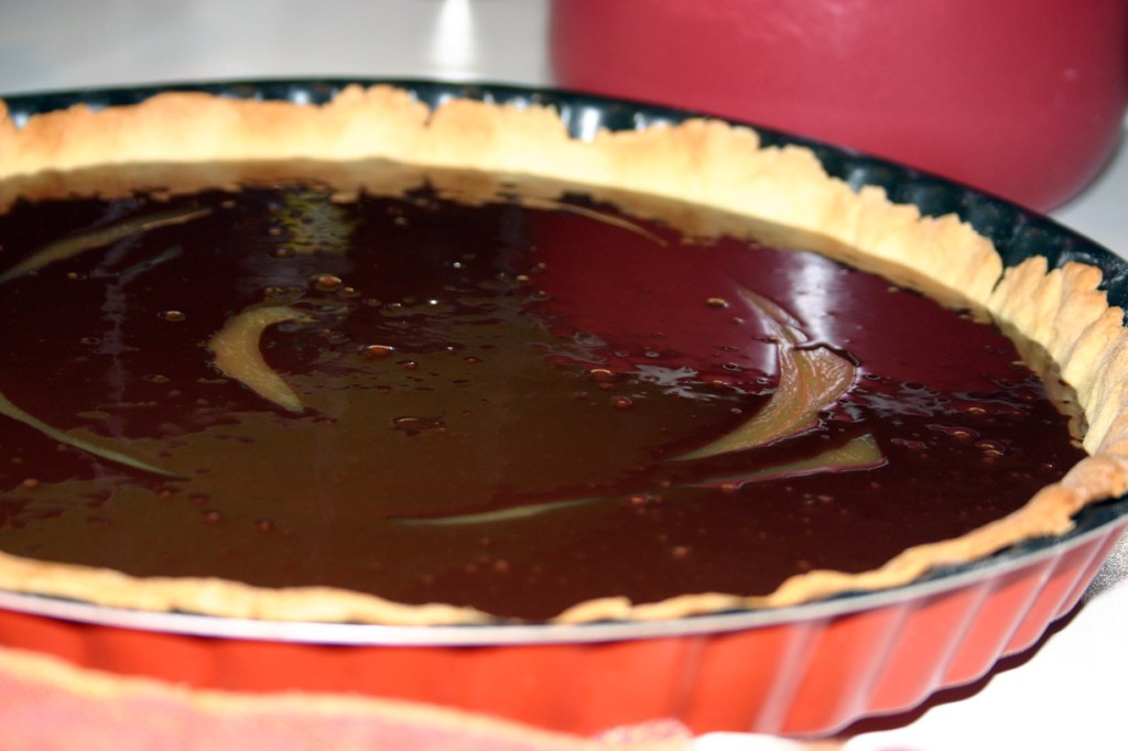 Tarte chocolat caramel