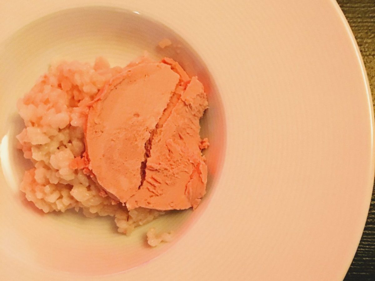 Risotto foie gras et sel&nbsp;truffé