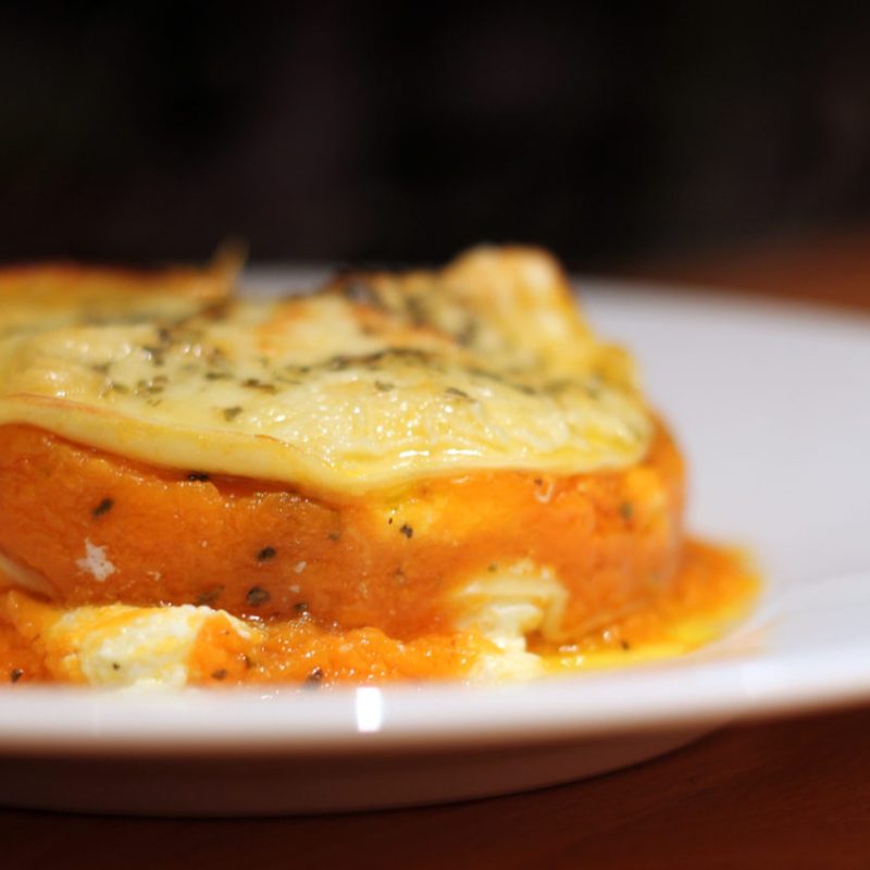 Lasagne de citrouille/ricotta au beurre de&nbsp;sauge