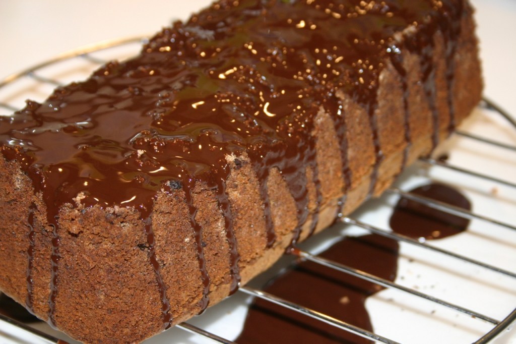 Gâteau marbré et glacé au&nbsp;chocolat
