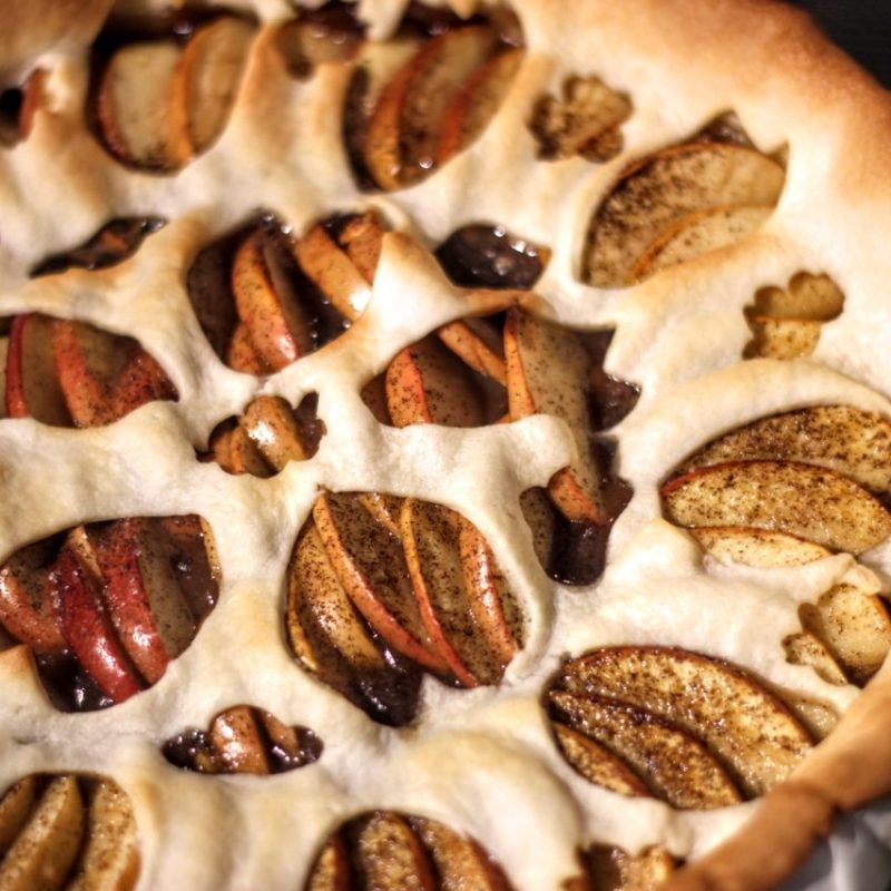 Une tarte de saison – Pomme/crème de&nbsp;marrons