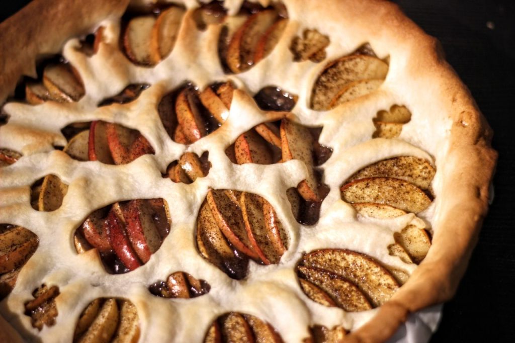Une tarte de saison – Pomme/crème de marrons