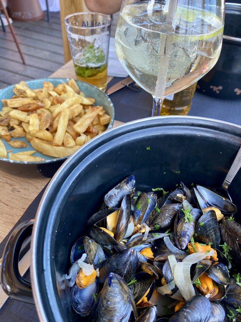 Repas au bord de l'océan à Saint Malo